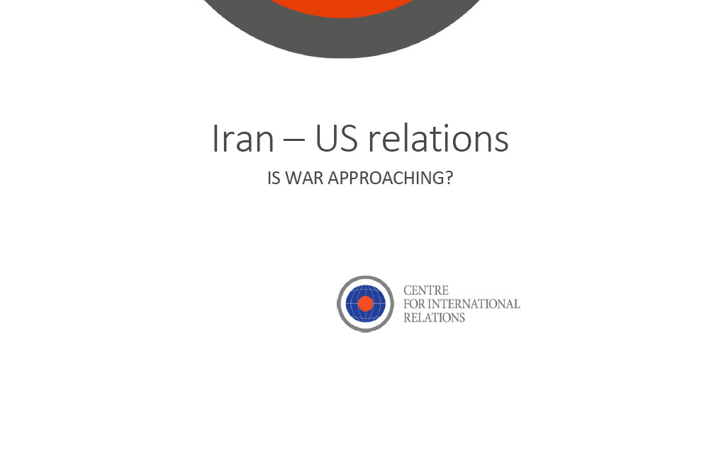 Analiza CSM: „Iran – US relations: is war approaching?”