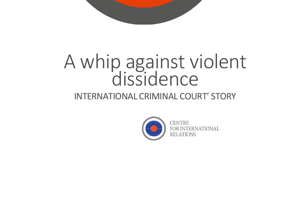 Analiza CSM: „A whip against violent dissidence”