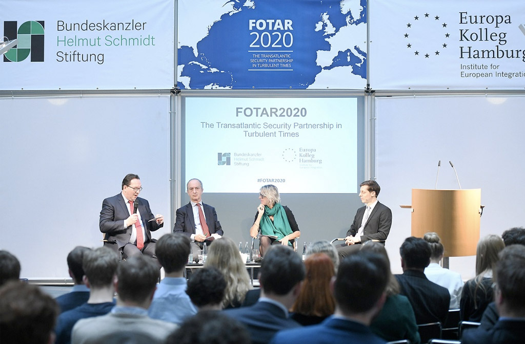 CSM na konferencji “FOTAR2020: The Transatlantic Security Partnership in Turbulent Times” w Hamburgu.