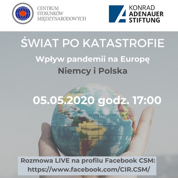 CSM LIVE TALKS<br>Świat po katastrofie. Niemcy i Polska