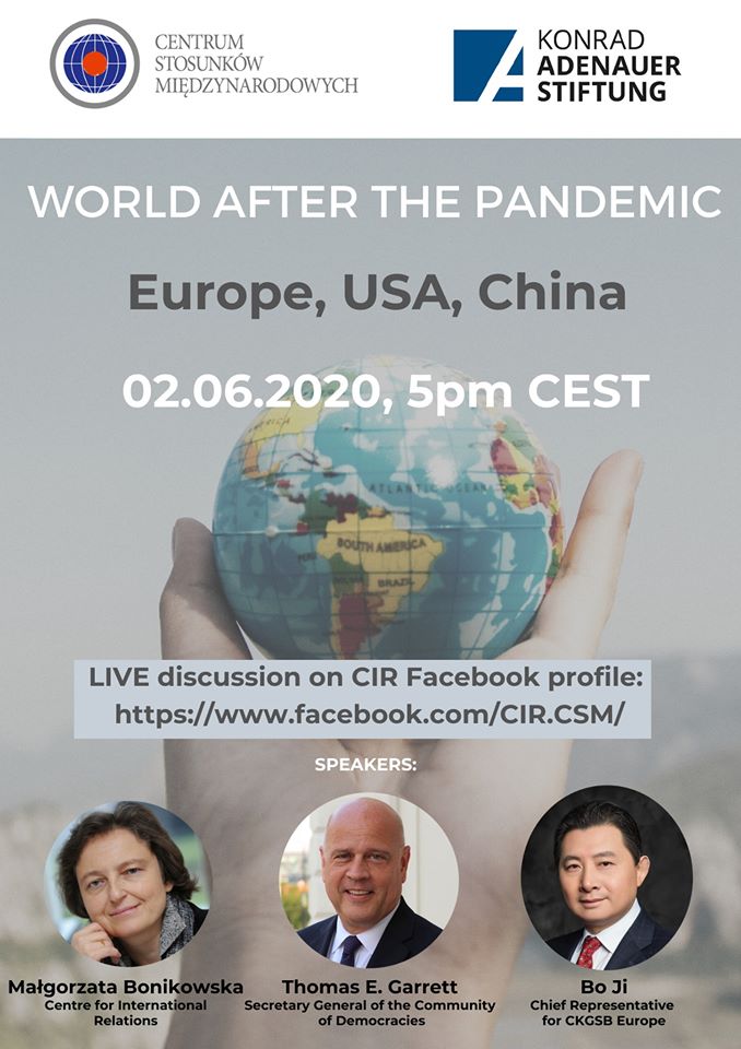 CSM LIVE TALKS<br>World after the pandemic