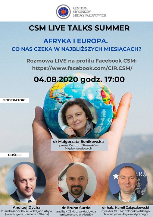 CSM LIVE TALKS<br>Afryka i Europa