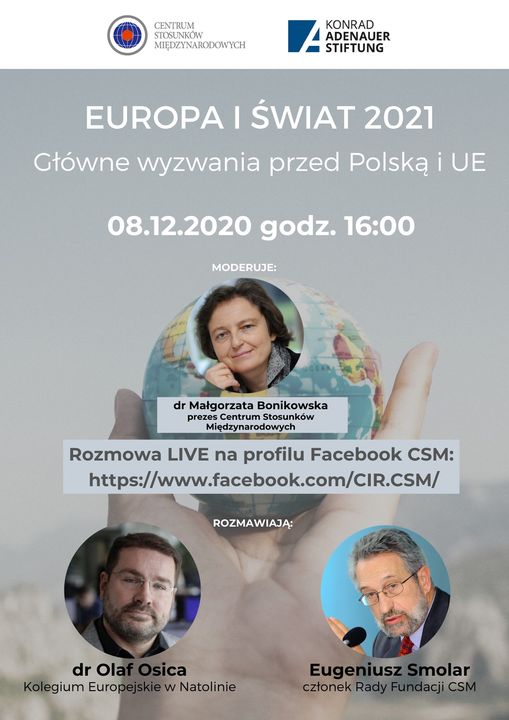 Europa i świat 2021. Główne wyzwania przed Polską