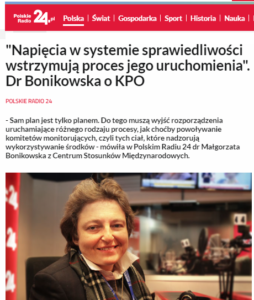 Dr Małgorzata Bonikowska, prezes CSM, o napięciach w relacjach Polski z UE i USA, gościem programu „Super Raport”, Super Express [23.07.2021]