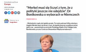 „Bruksela niczego nam nie narzuca bez wiedzy polskiego rządu” – Eugeniusz Smolar, ekspert CSM, na łamach „Gazety Wyborczej” [27.09.2021]