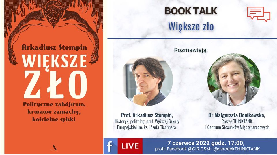 Book Talk: Większe Zło