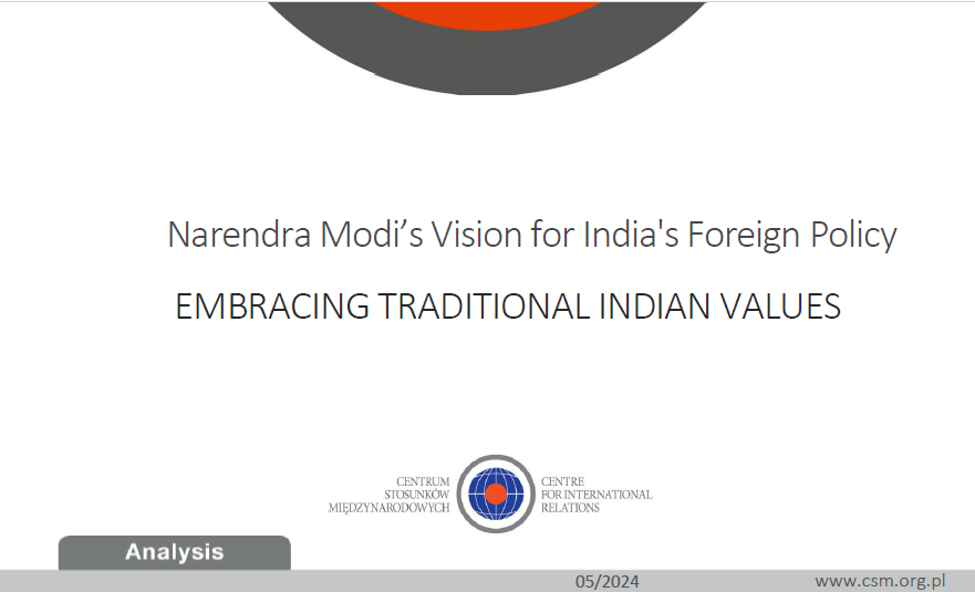 CIR Analysis “Narendra Modi’s Vision for India’s Foreign Policy”