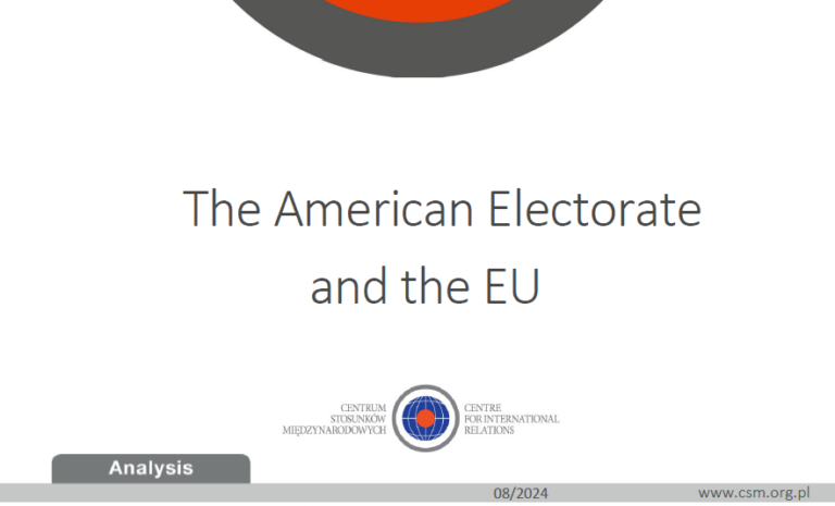 CIR Analysis: „The American Electorate and the EU”