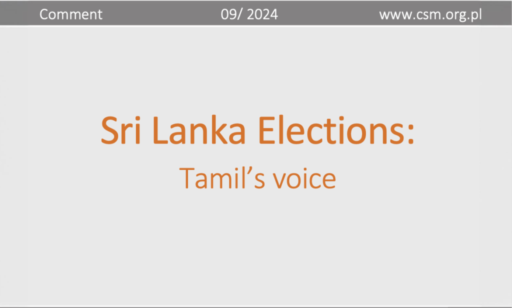 CIR Comment: “Sri Lanka Elections: Tamil’s voice”