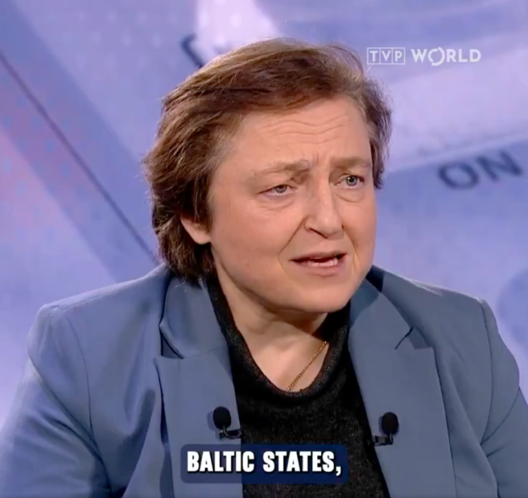 Dr Małgorzata Bonikowska, CIR’s President, in TVP World about the need to focus on the northern border