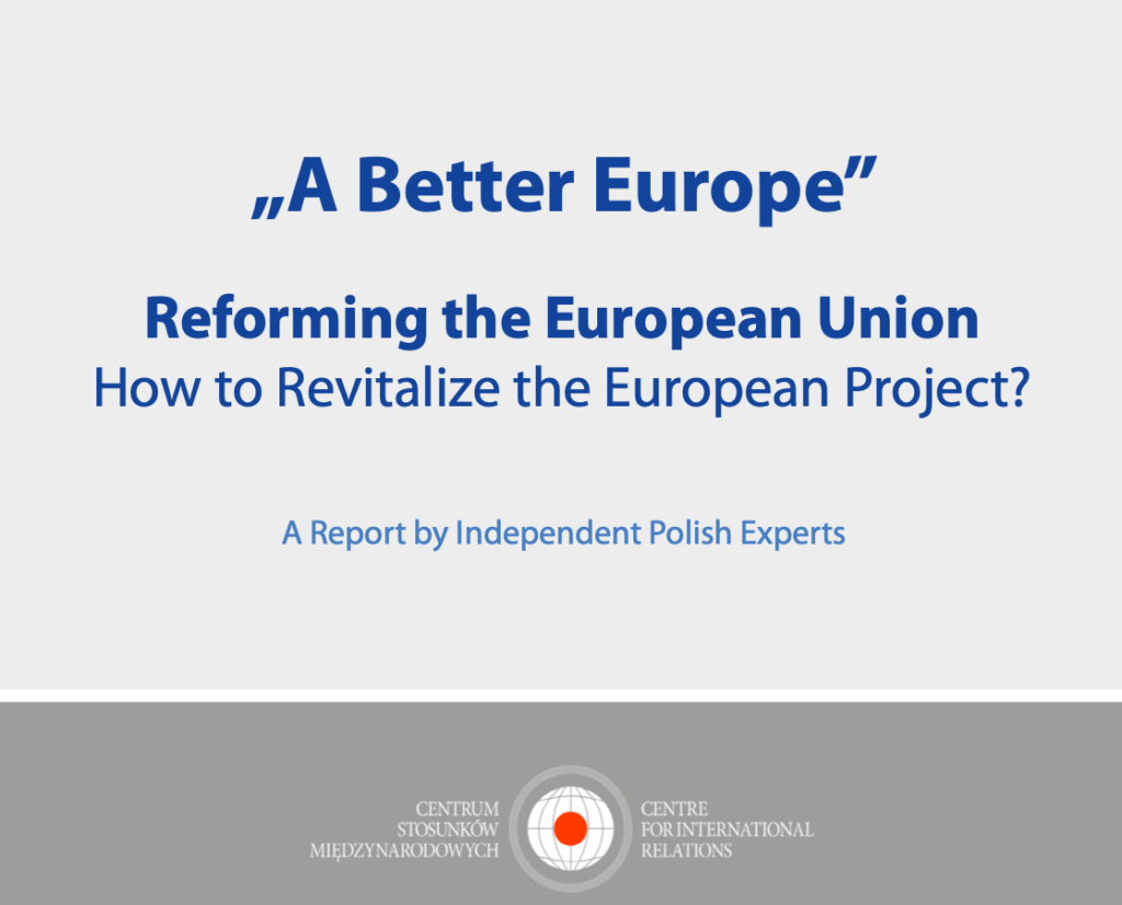 Premiere of the “Better Europe” report