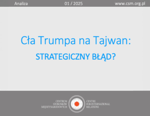 Analiza CSM: „Grenlandia i „wyważenie otwartych drzwi” przez Donalda Trumpa”