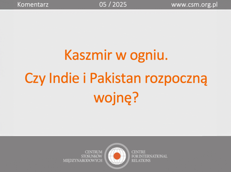 Komentarz CSM: „Kaszmir w ogniu. Czy Indie i Pakistan rozpoczną wojnę?”