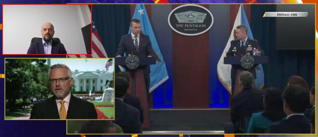 Iran musiał odpowiedzieć na bombardowania amerykańskie, ale wybrał odpowiedź 'symetryczną’ – czyli ograniczoną” – stwierdził dr Bruno Surdel, analityk Centrum Stosunków Międzynarodowych, w rozmowie z TVN24 Biznes i Świat.