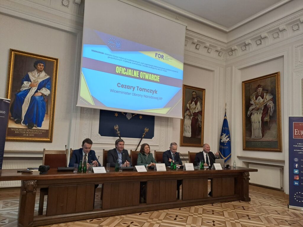 Centrum Stosunków Międzynarodowych na Seminarium CE UW: „Globalny kryzys instytucji multilateralnych, czyli organizacje międzynarodowe w dobie turbulencji geopolitycznych. Implikacje, scenariusze i wnioski strategiczne dla UE i Polski”