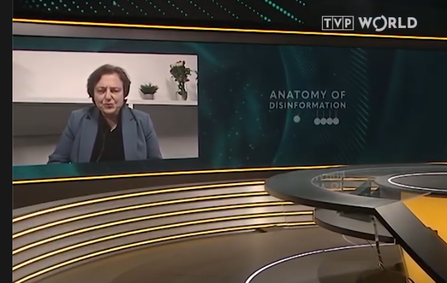 Dezinformacja rosyjska w Polsce. Dr Małgorzata Bonikowska, prezes CSM w programie „Anatomia dezinformacji” w TVP World