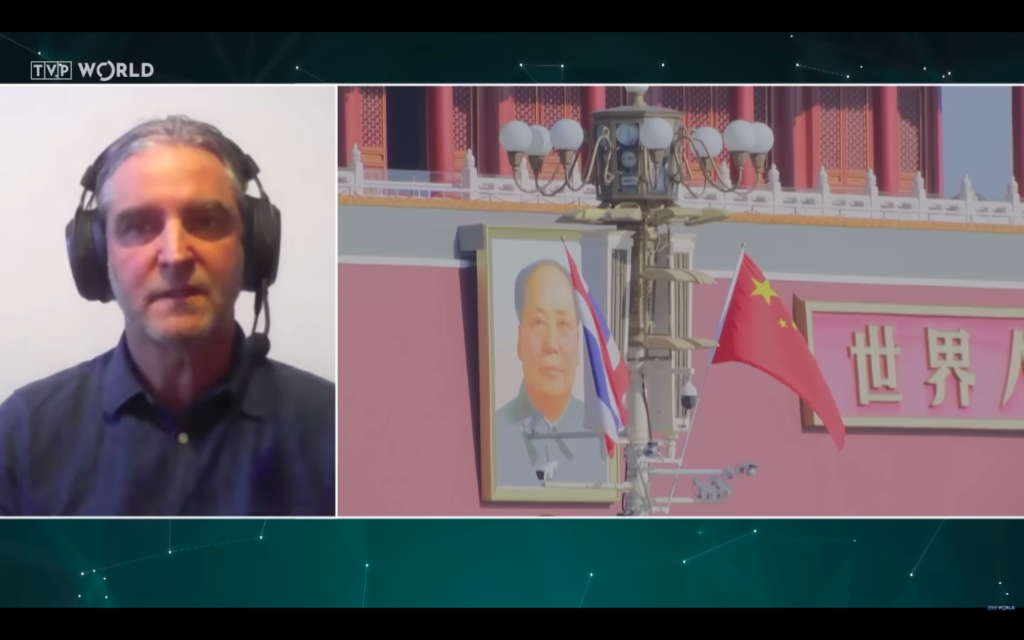 dr Maciej Gaca, ekspert CSM, o tym, jak Chiny kontrolują narrację w regionie Indo-Pacyfiku w TVP World
