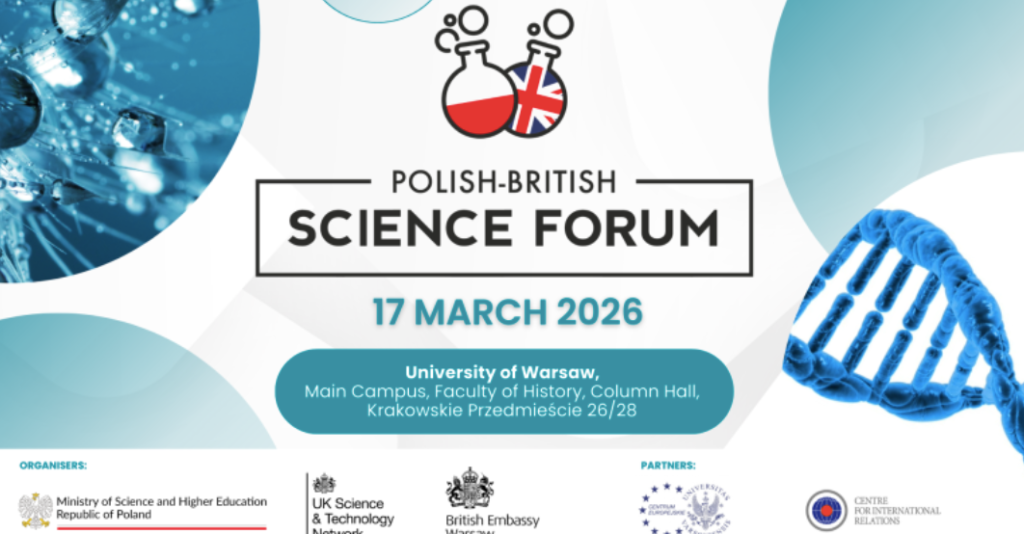 Zapraszamy na Polsko-Brytyjskie Forum Naukowe
