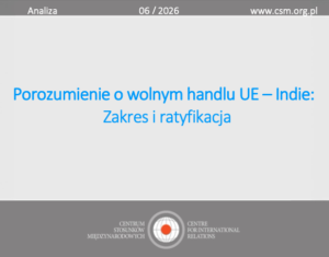 Analiza CSM: „Wojna w Iranie”